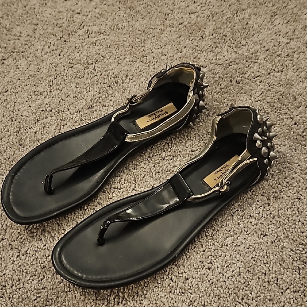 Spiked sandals